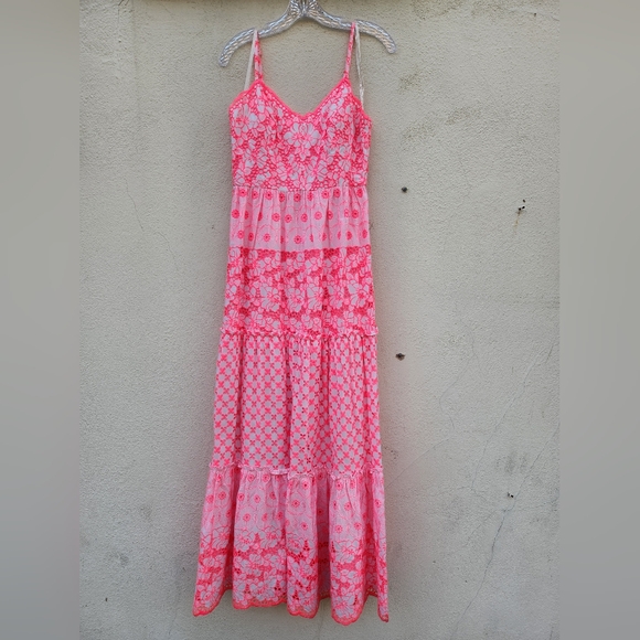 LILLY PULITZER Kyla Maxi Dress Garden Gate Eyelet - Picture 3 of 12
